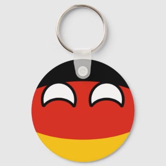 Llavero Tendencia divertida Geeky Alemania Countryball