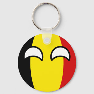 Llavero Tendencia divertida Geeky Bélgica Campo
