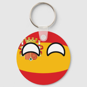 Llavero Tendencia divertida Geeky España Countryball