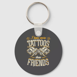Llavero Tener Camiseta Más Tatuajes Que Amigos