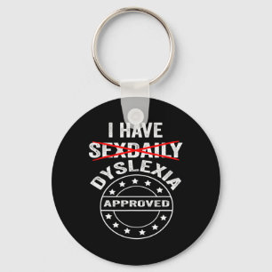 Llavero Tener dislexia diaria