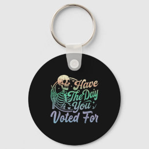 Llavero Tenga El Día Por El Que Votó Camiseta Tie Dye Dive