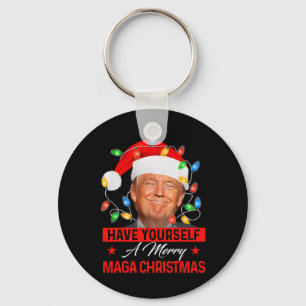 Llavero Tenga un mega navidad alegre Santa divertido T