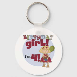 Llavero Tengo 4 camisetas y regalos Chicas de cumpleaños