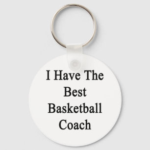 Llavero Tengo al mejor entrenador de baloncesto