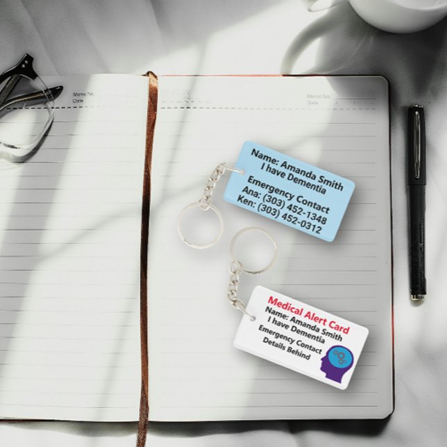 Llavero Tengo Alerta Médica de Dementia (Subido por el creador)