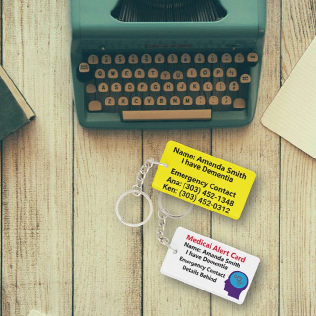 Llavero Tengo Alerta Médica de Dementia (Subido por el creador)