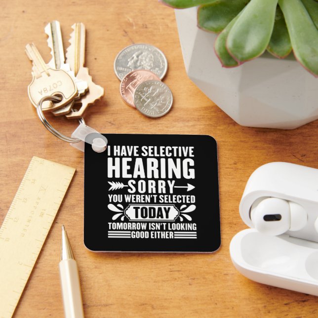 Llavero Tengo Audiencia Selectiva Perdón Por Ser Sarcástic (Escritorio )