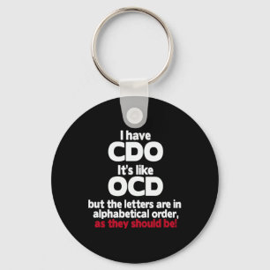 Llavero Tengo Cdo - Es como Ocd pero las cartas están aden
