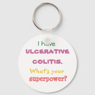 Llavero Tengo colitis ulcerosa. ¿Cuál es su superpotenci