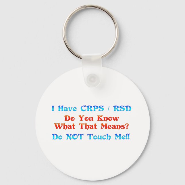 Llavero Tengo CRPS RSD ¿Sabes qué significa eso? (Anverso)