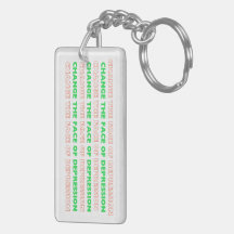 Tengo Depression_ Neon Keychain