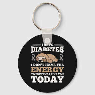 Llavero Tengo diabetes y no tengo energía