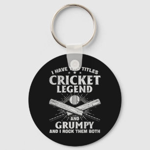Llavero Tengo dos títulos Leyenda del cricket y gruñón - C