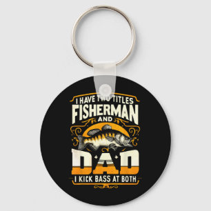 Llavero Tengo Dos Títulos Pescador Papá Día del Padre Byss