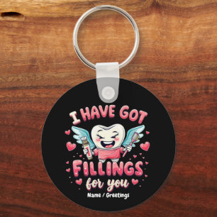 Llavero Tengo Empastes Para Ti Dentista Lindo San Valentín