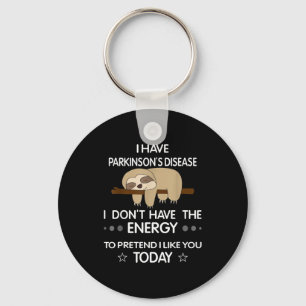 Llavero Tengo enfermedad de Parkinson No tengo la energía 