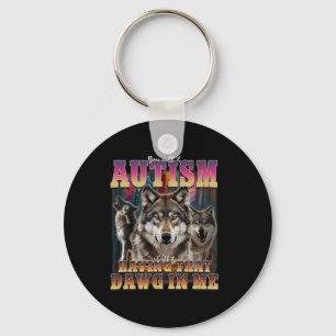 Llavero Tengo esa chica en mí Wolves conciencia del autism