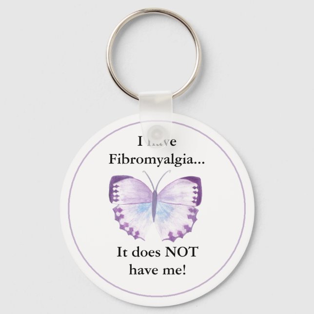 Llavero Tengo Fibromialgia... ¡NO me tiene! (Anverso)