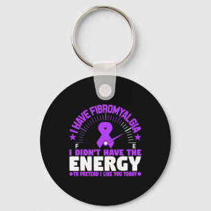 Llavero Tengo Fibromialgia, no tengo la energía para prede