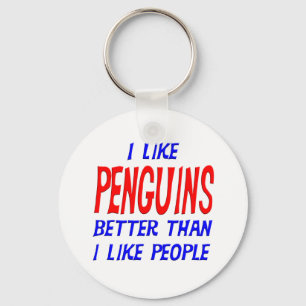 Llavero Tengo gusto de pingüinos mejores que tengo gusto