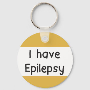 Llavero Tengo la etiqueta de alerta epiléptica para el an