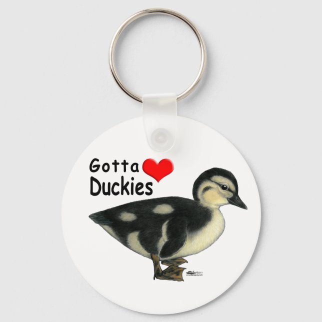 Llavero Tengo que amar a los patitos (Anverso)