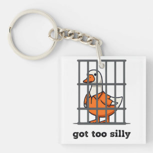 LLAVERO TENGO QUE SILLY - SILLY GOOSE - FUNNY GOOSE