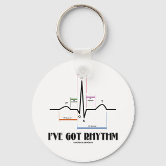 Llavero Tengo ritmo (ECG/EKG - Contorno de carril Oldgate)