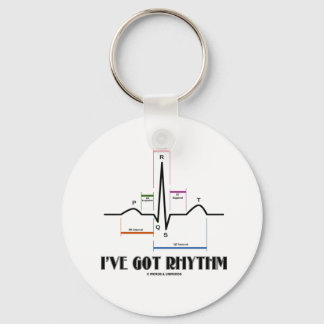 Llavero Tengo ritmo (ECG/EKG - Contorno de carril Oldgate)