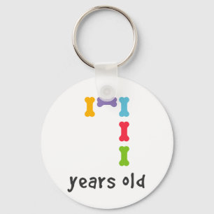 Llavero Tengo siete años de edad
