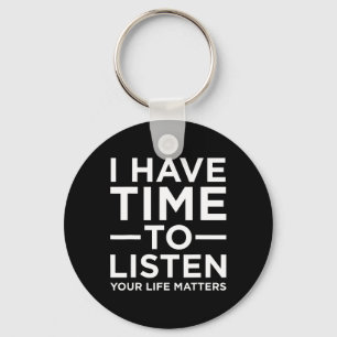 Llavero Tengo Tiempo Para Escuchar Conciencia sobre el Sui