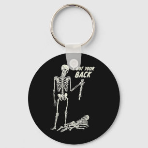 Llavero Tengo Tu Ck Halloween Skeleton Skull Sarcástico