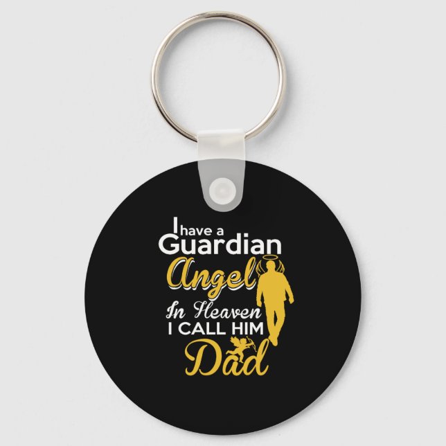 Llavero tengo un ángel de la guarda en el cielo lo llamo p (Anverso)