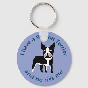 Llavero Tengo un Boston Terrier