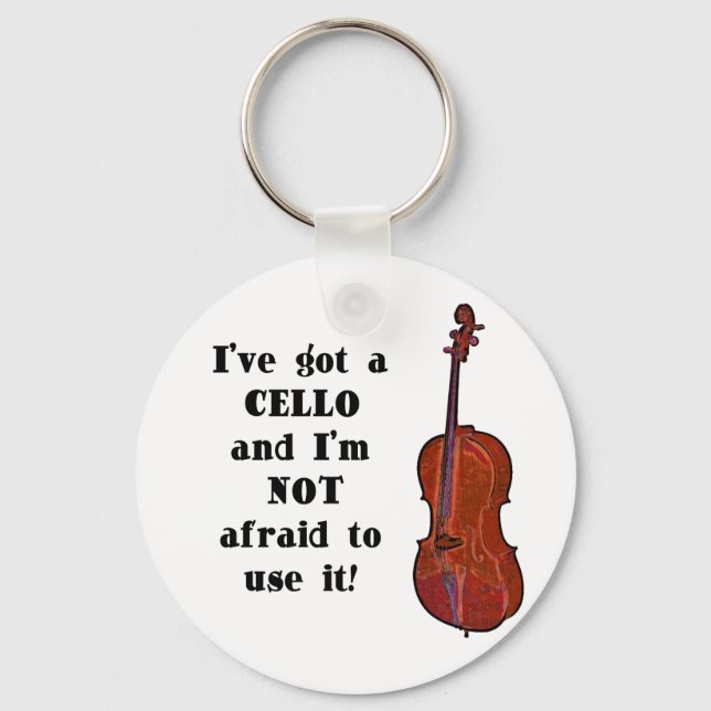 Llavero Tengo un Cello (Anverso)