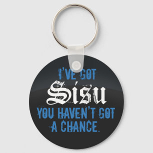 Llavero Tengo una plantilla de cadena de claves Sisu Dark