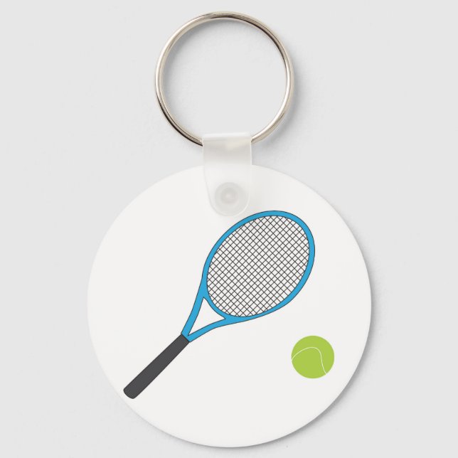 Llavero Tenis en el jardín (Anverso)