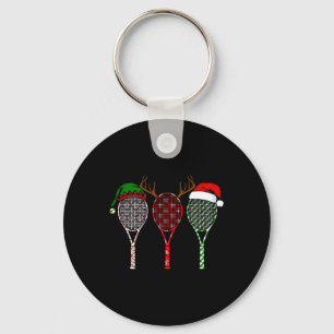 Llavero Tenis Feliz Navidad 3 Navidades de raquetas de ten