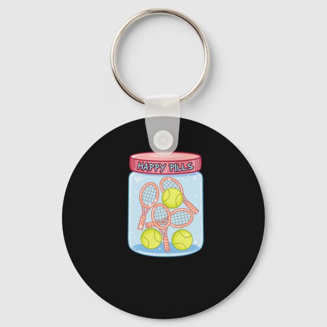 Llavero Tenis Happy Pills (Anverso)