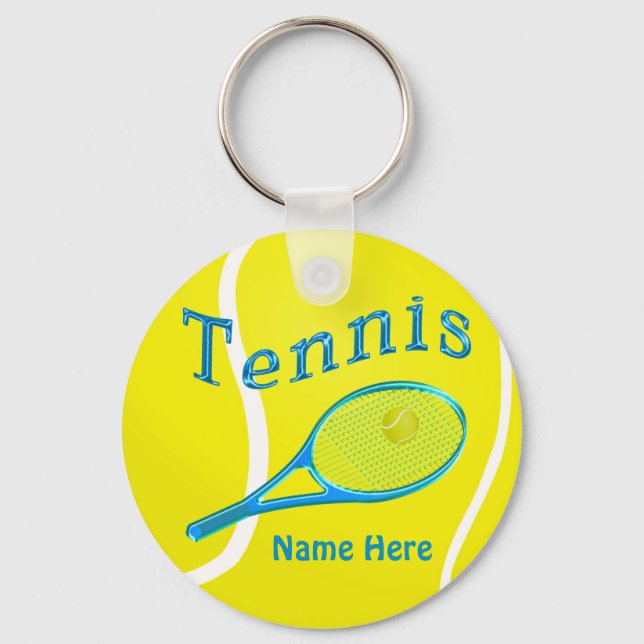 Llavero TENIS KEYCHAINS Regalos personalizados de equipo d (Anverso)