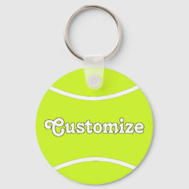Llavero Tenis Team o Player Name Personalizado