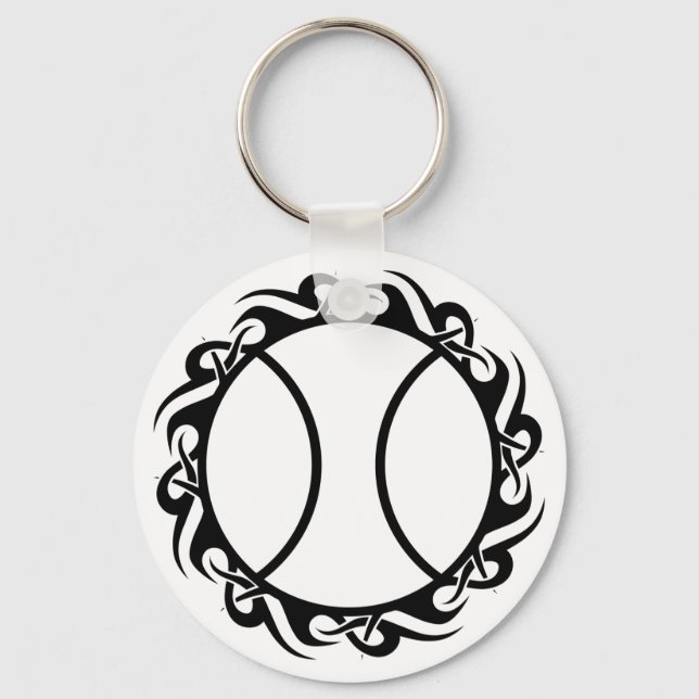 Llavero tenis, tribal. (Anverso)