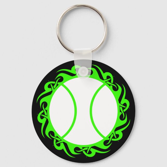 Llavero tenis, tribal. (Anverso)