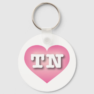 Llavero Tennessee Pink Fade Heart - Amo TN