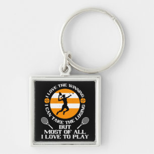 Llavero Tennis - I Love Winning I Love To Play