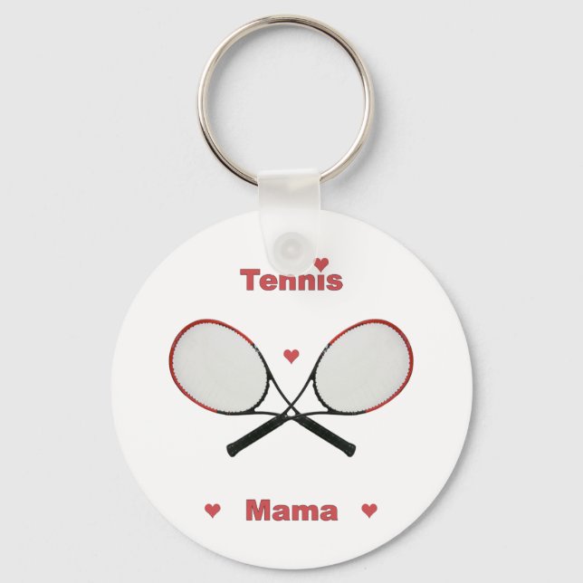 Llavero Tennis Mama Hearts (Anverso)