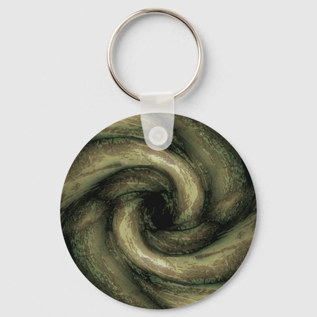 Llavero Tentáculos monstruosos verdes (Anverso)