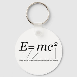 Llavero Teoría de E=MC2 Einstein de la relatividad