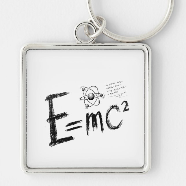 Llavero Teoría de la Relatividad de Einstein. Fórmula (Frente)